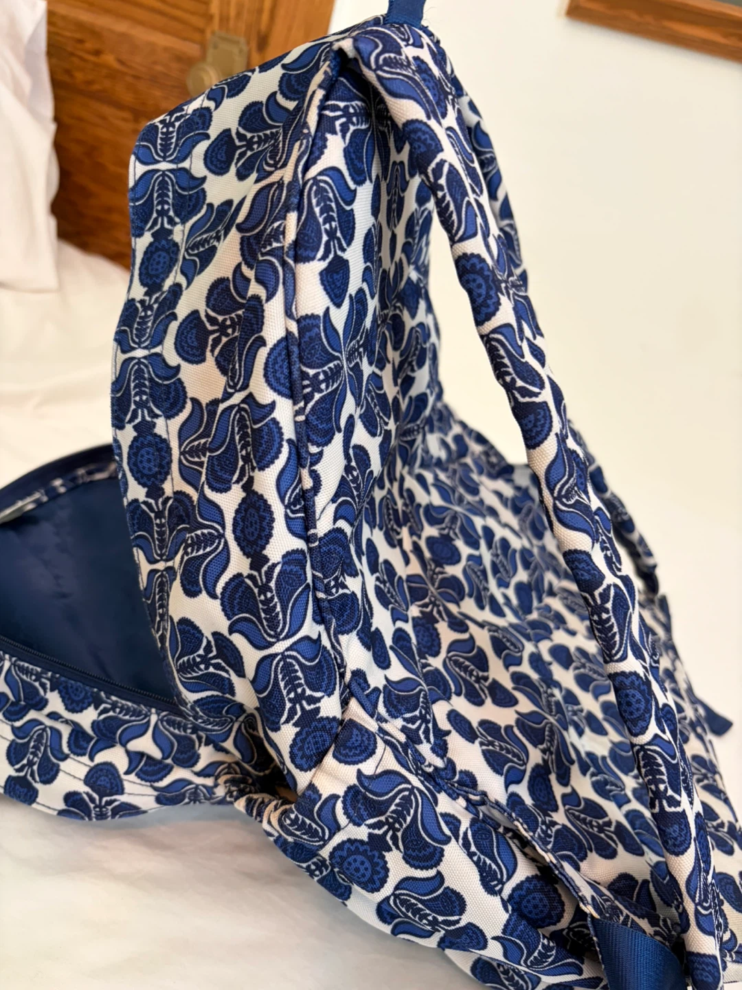 Vera Bradley Backpack - Blue Floral Pattern - photo 5