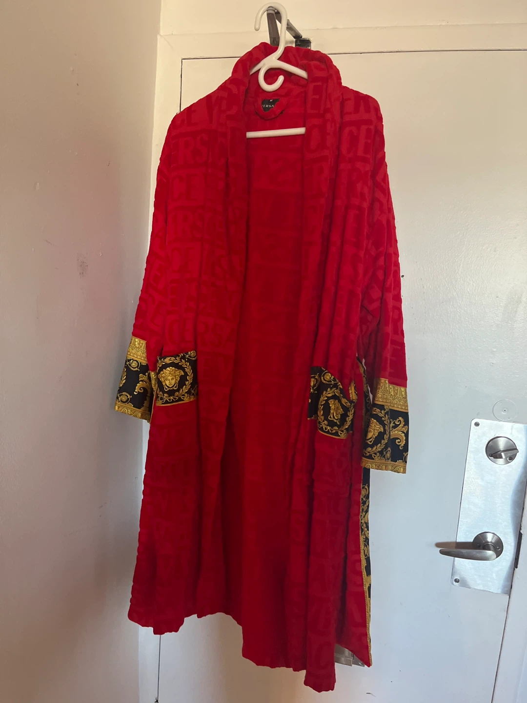 Versace Red Terry Robe - photo 2