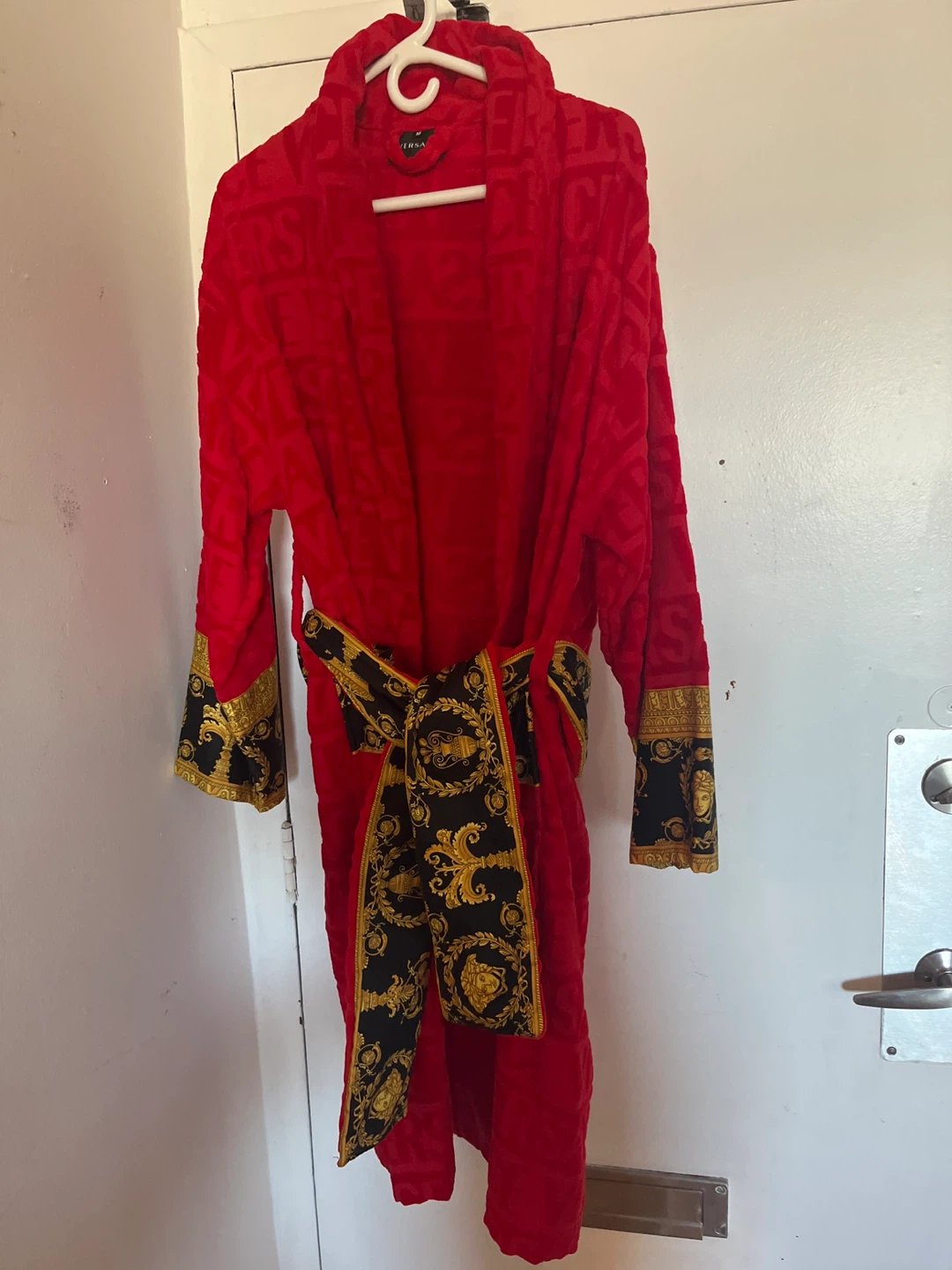 Versace Red Terry Robe - photo 3