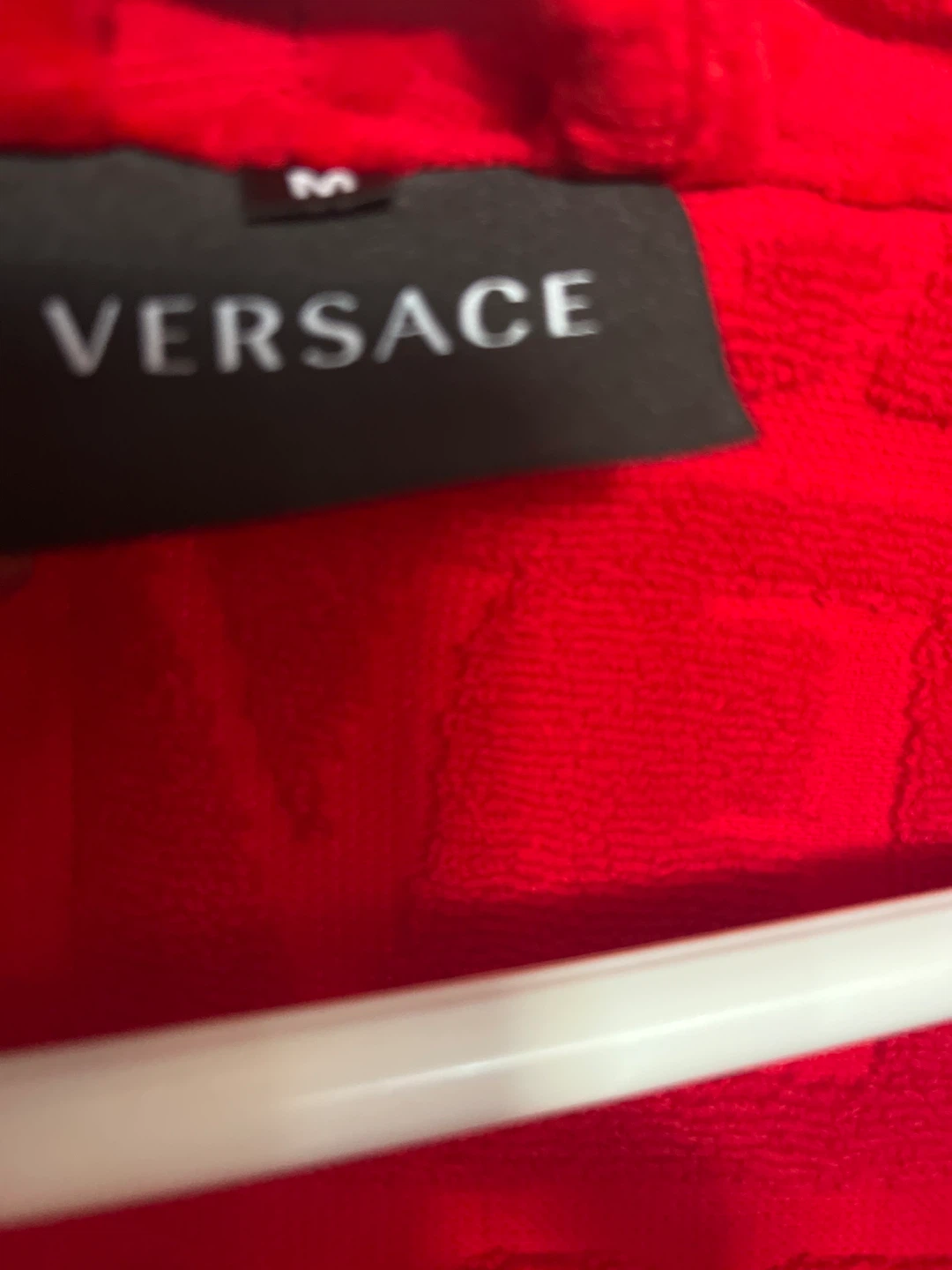 Versace Red Terry Robe - photo 4