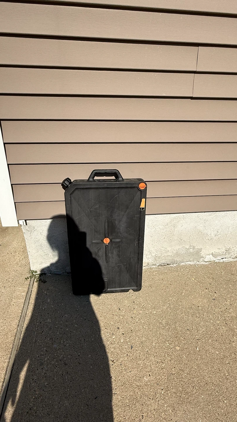 Black Plastic Jerry Can