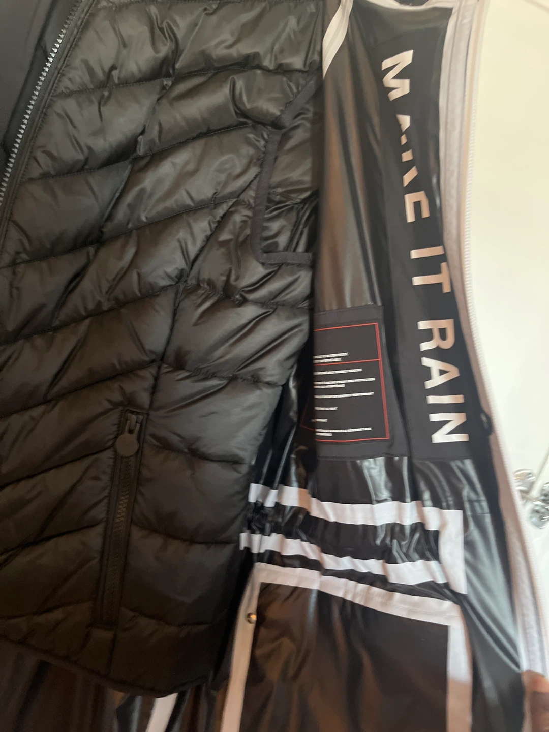 Black Long Parka with Detachable Puffer - photo 5