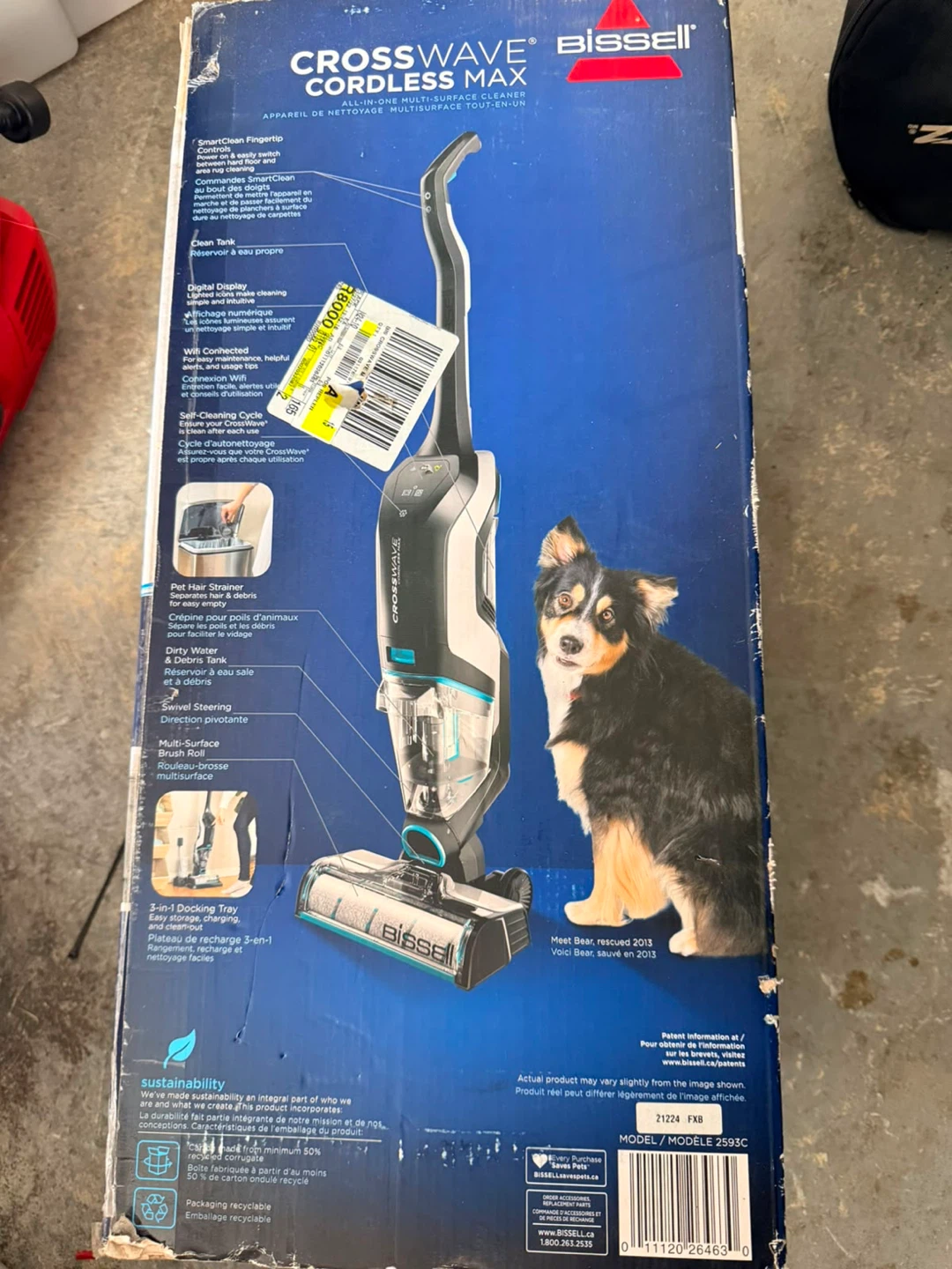 BISSELL CrossWave Cordless Multi-Surface Wet Dry Vac