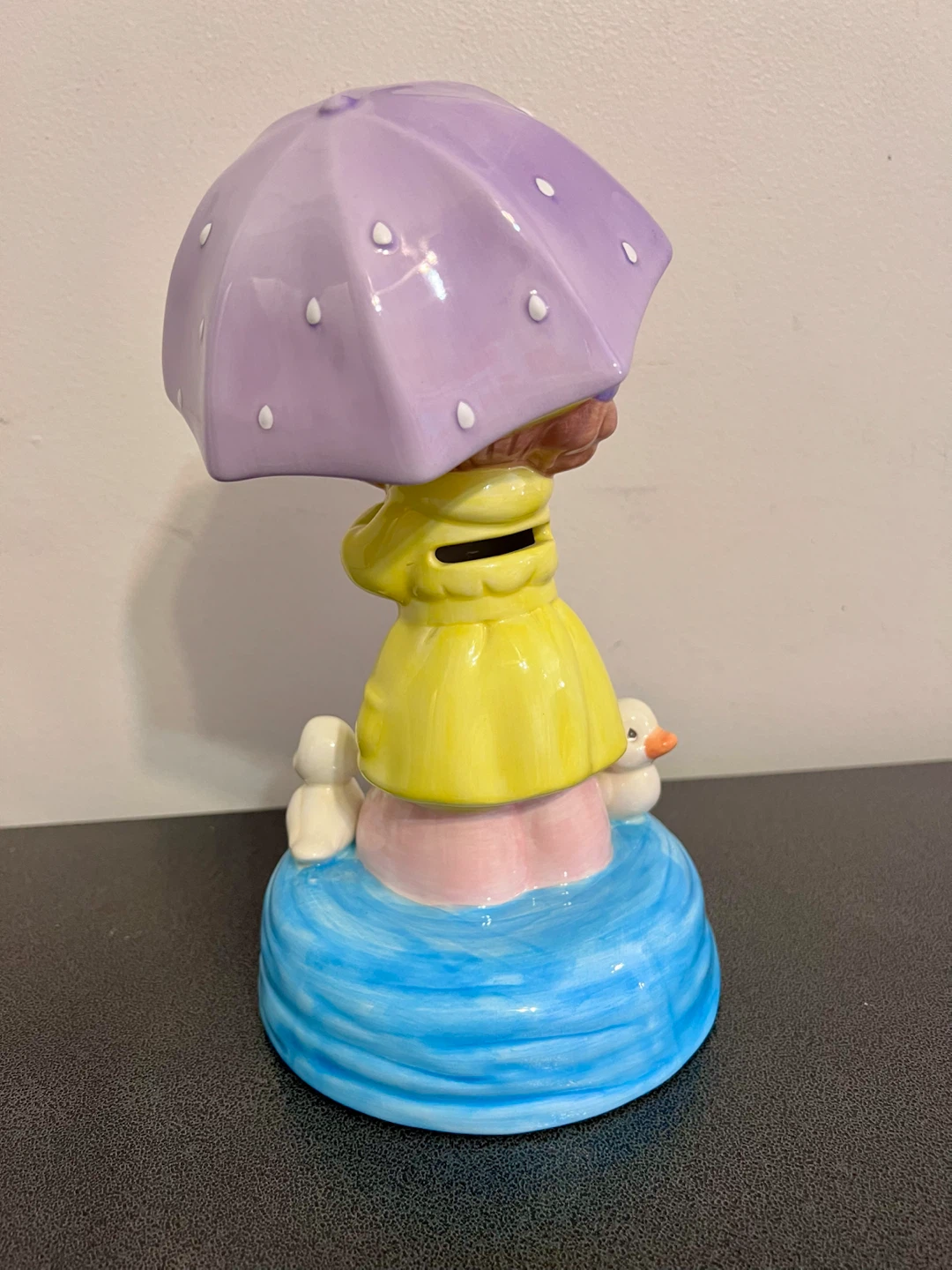 Precious Moments “Saving for a Rainy Day” Ceramic Bank – 2002 - photo 3