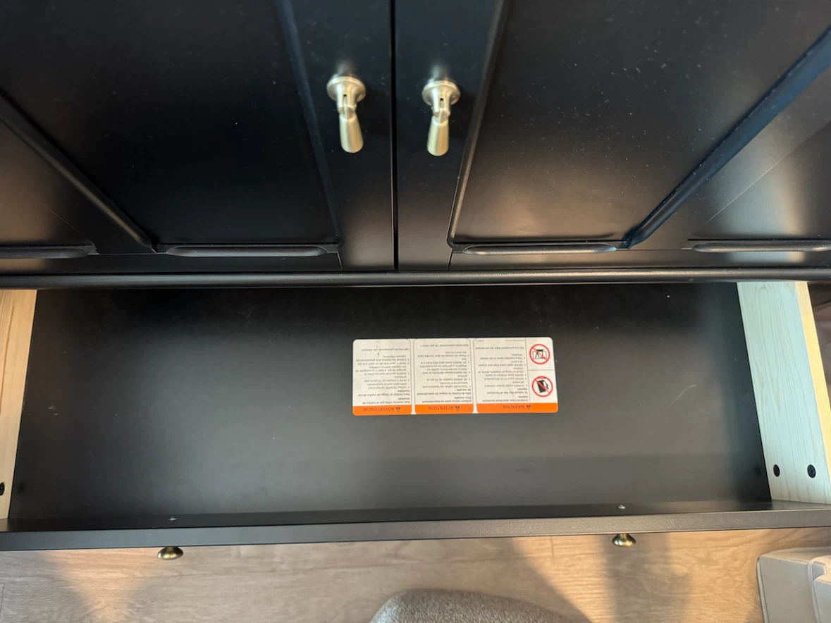**pick up by 8/17** IKEA Black Double Door Cabinet with Drawer - photo 4