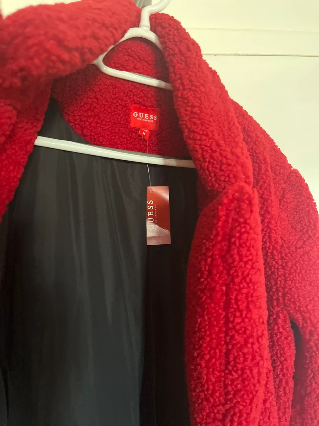 Guess Red Teddy Coat - photo 3