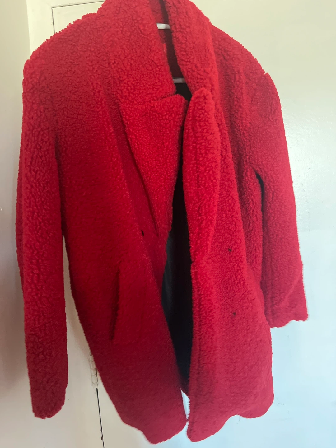 Guess Red Teddy Coat - photo 4