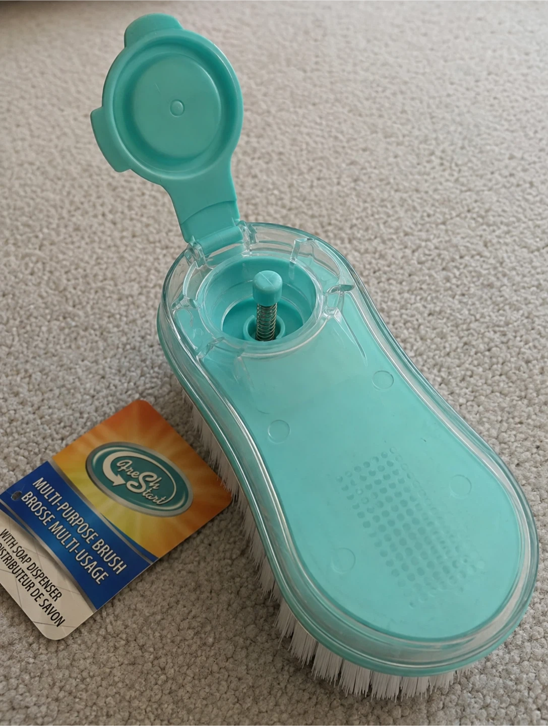 Fresh Start Multi-Purpose Brush with Soap Dispenser
