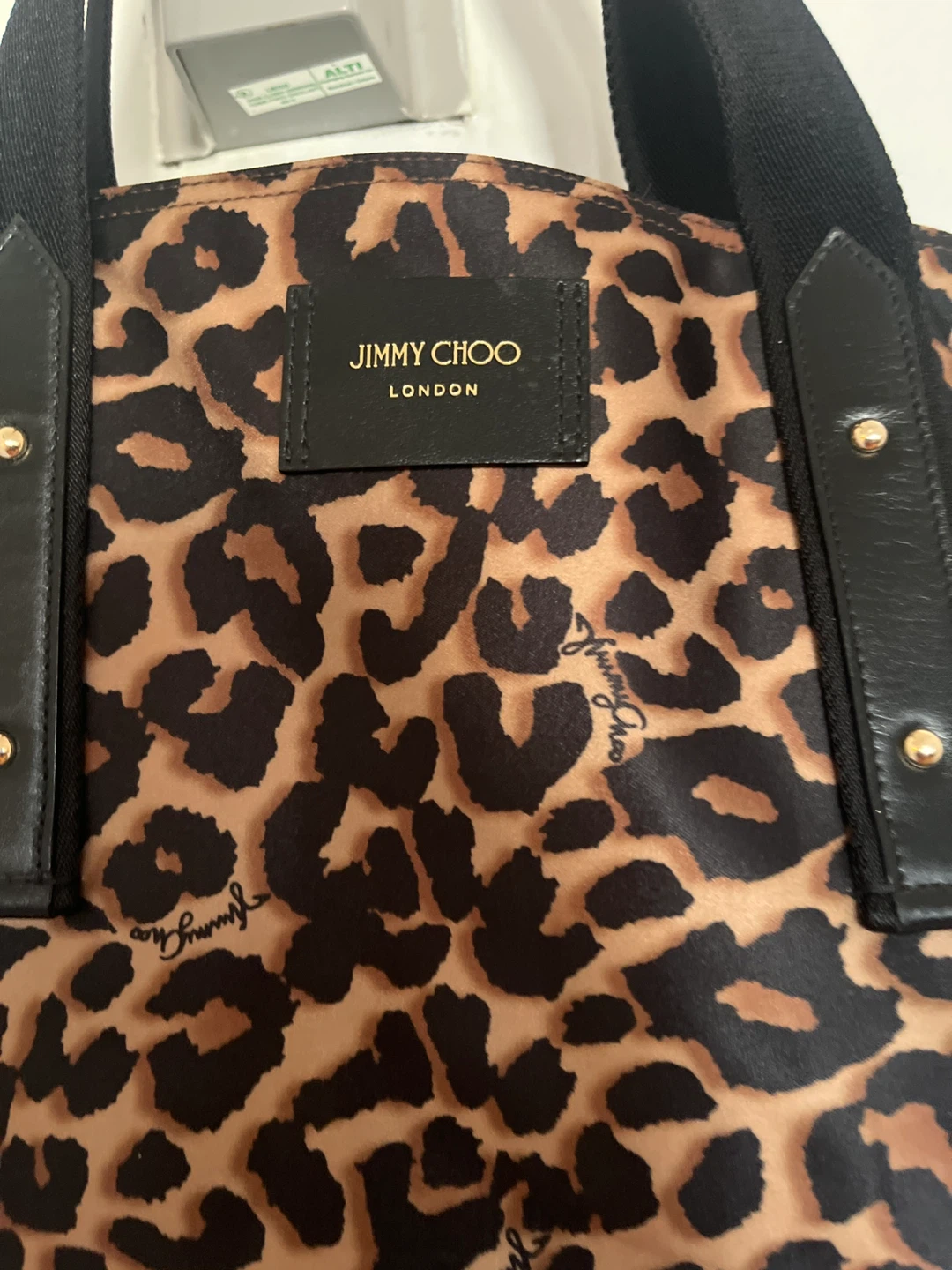 Jimmy Choo Leopard Print Tote Bag - photo 2