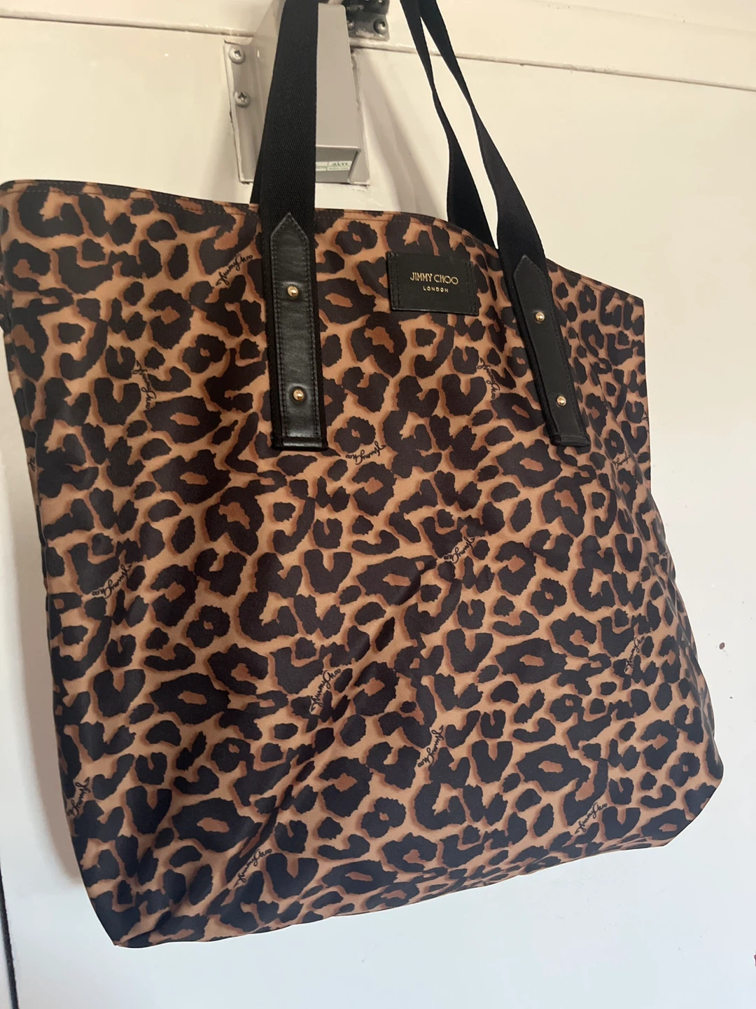 Jimmy Choo Leopard Print Tote Bag - photo 3