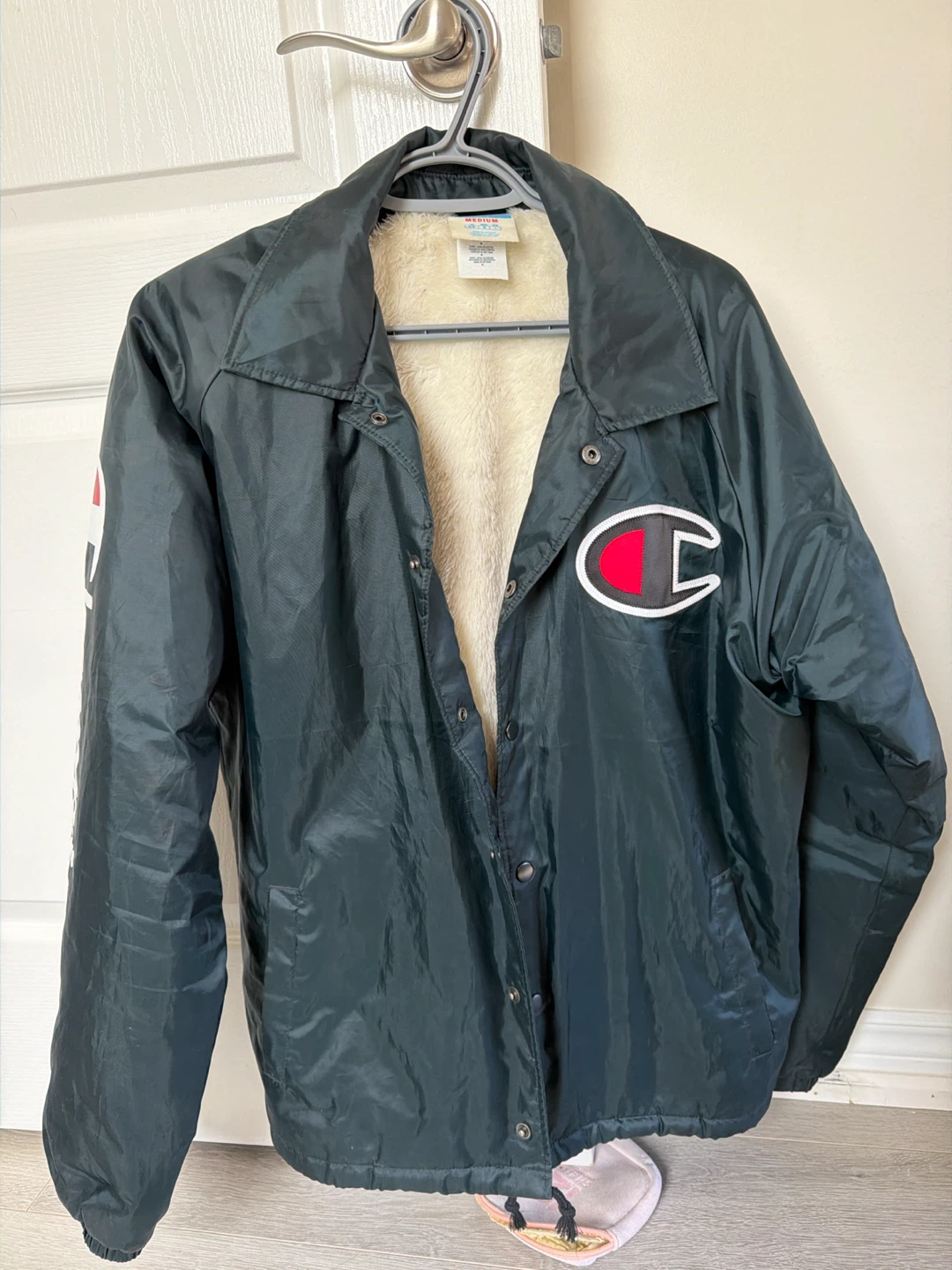 Champion Sherpa Lined Jacket - Medium