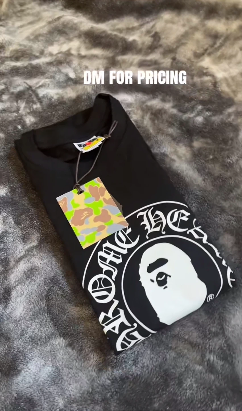 Chrome hearts X Bape t-shirt READ DISCRETION