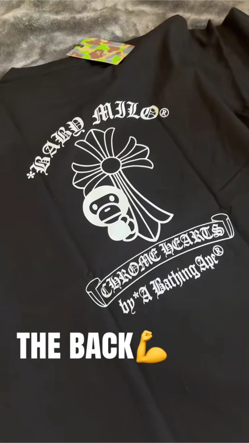 Chrome hearts X Bape t-shirt READ DISCRETION - photo 4