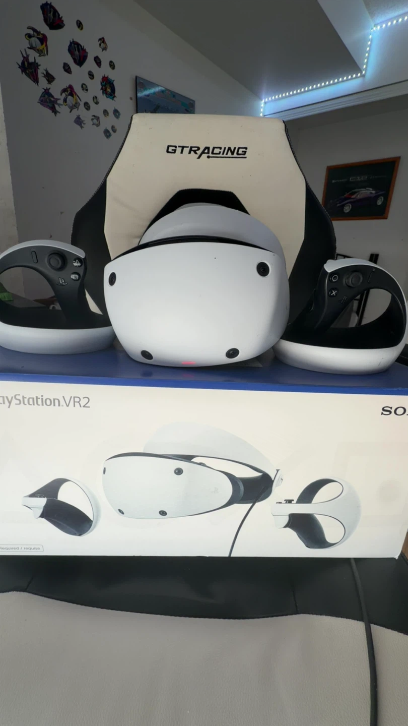 Sony PlayStation VR2 Headset and Controllers