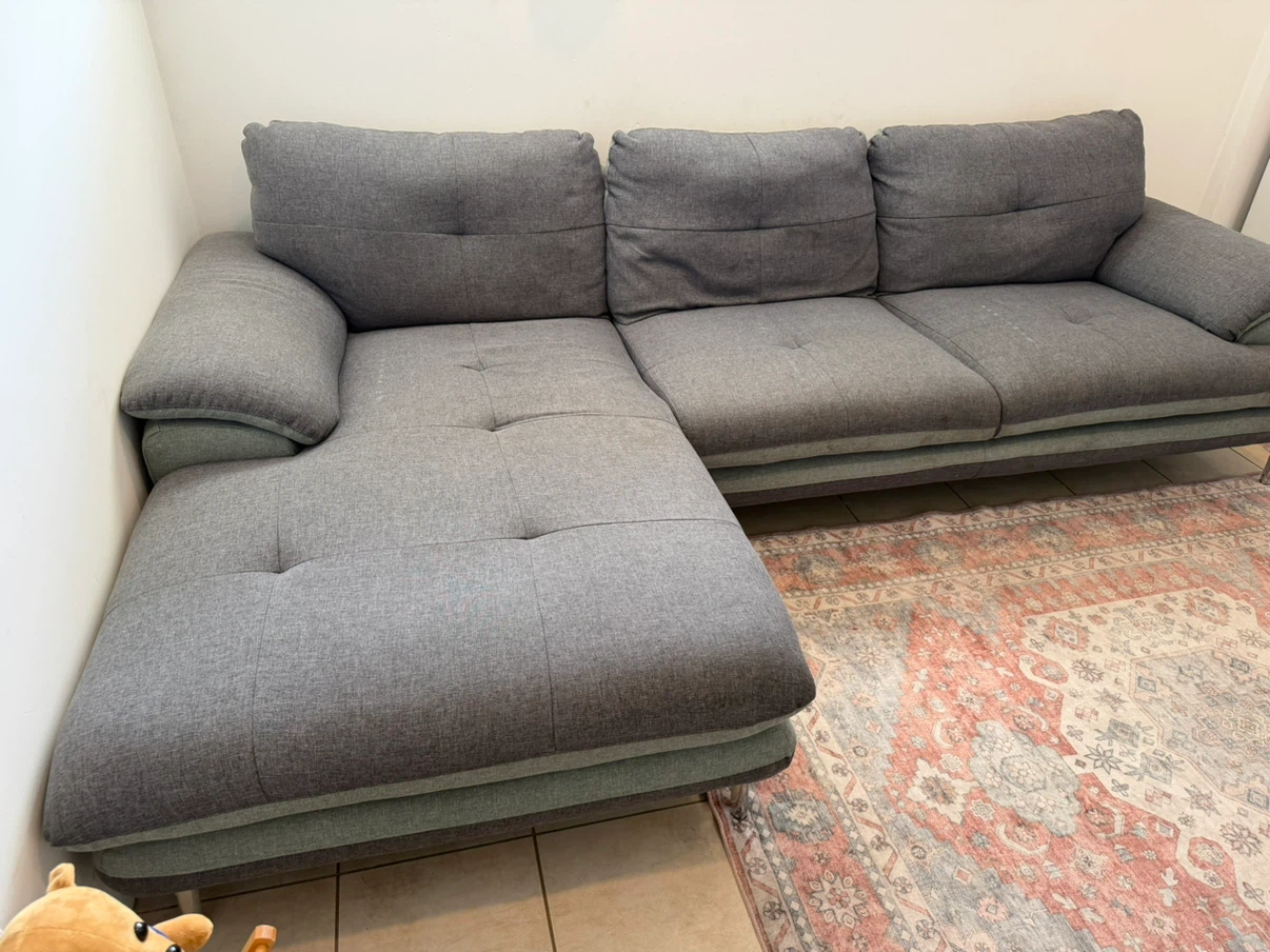 Bricks Grey Sectional Sofa - photo 2