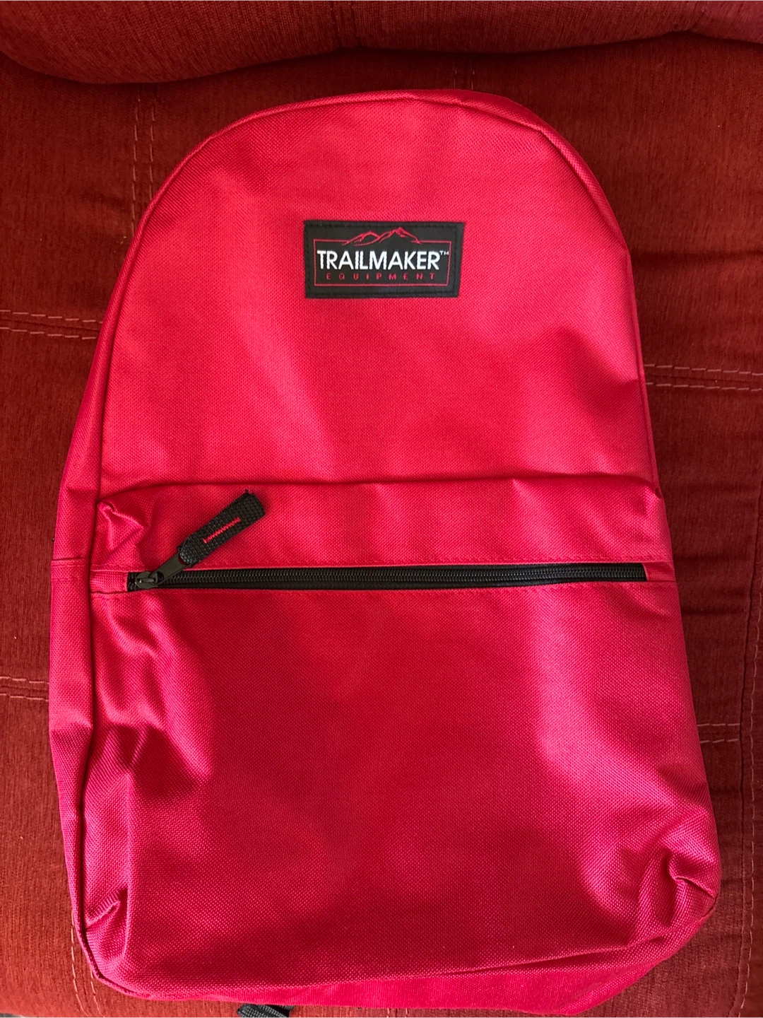 TRAILMAKER Red Backpack and School Supplies Set