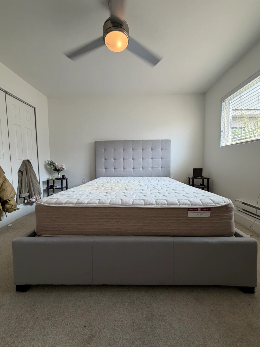 Queen Size Bed Frame  Box spring + mattress