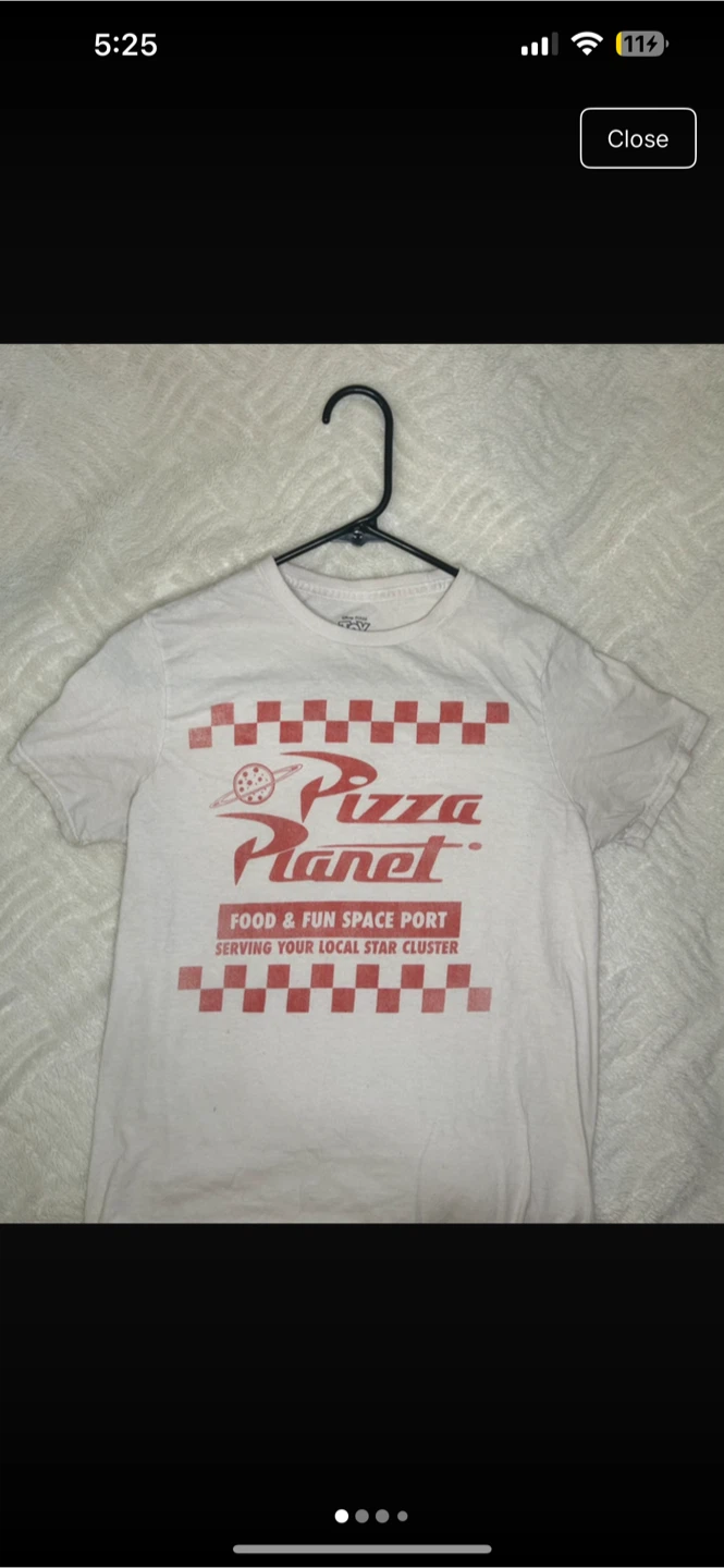 Disney Pixar Toy Story Pizza Planet T-Shirt Size S