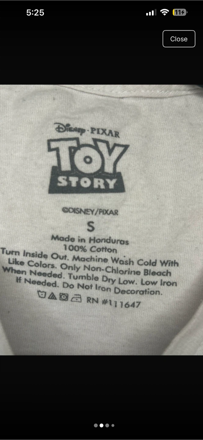 Disney Pixar Toy Story Pizza Planet T-Shirt Size S - photo 2