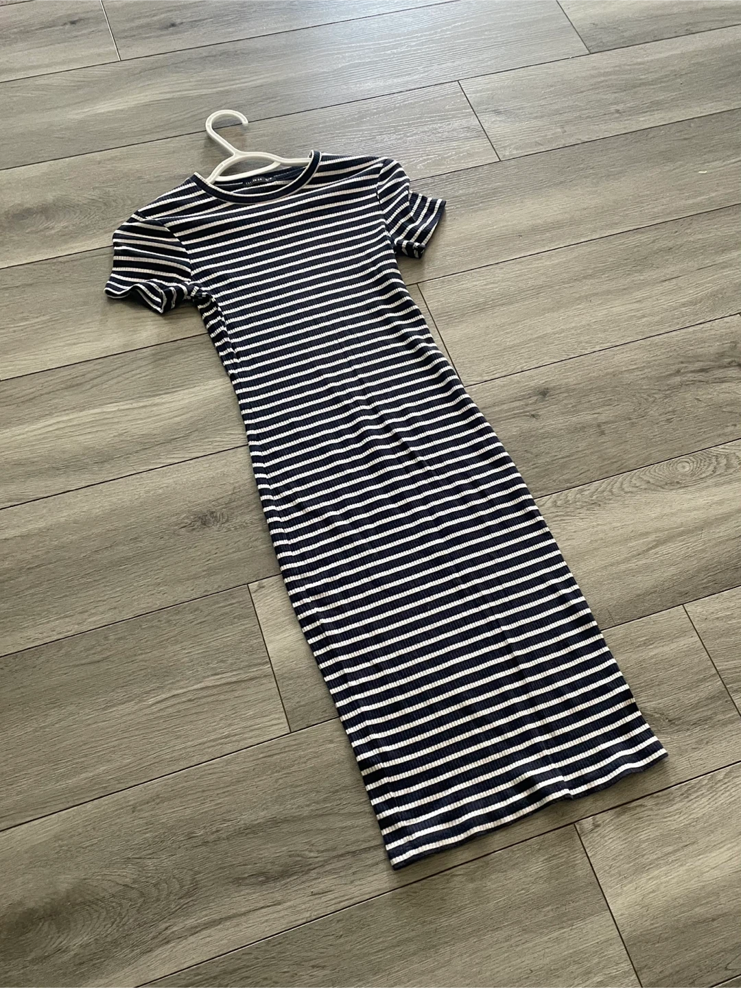Striped Ribbed Dress