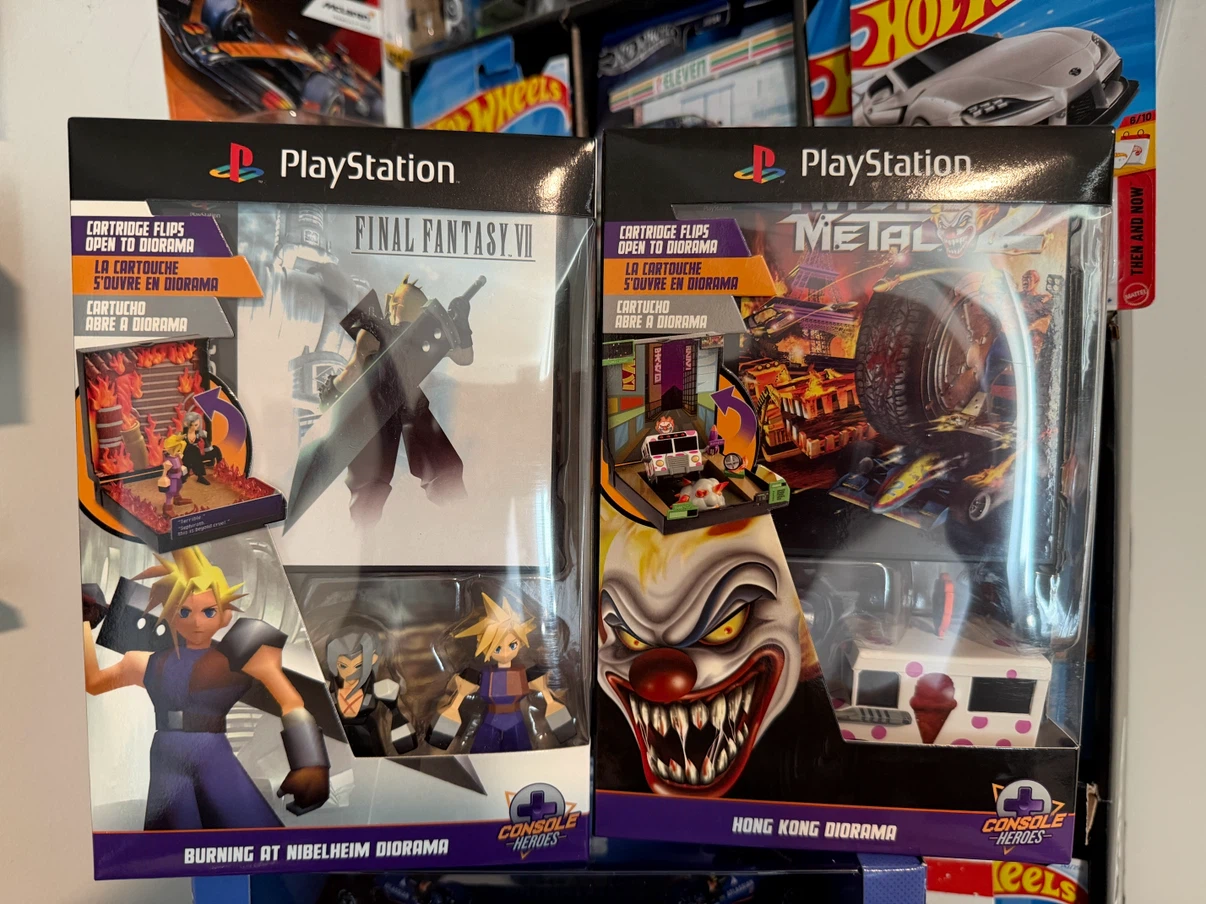 PlayStation Final Fantasy VII & Twisted Metal 2 Diorama Set