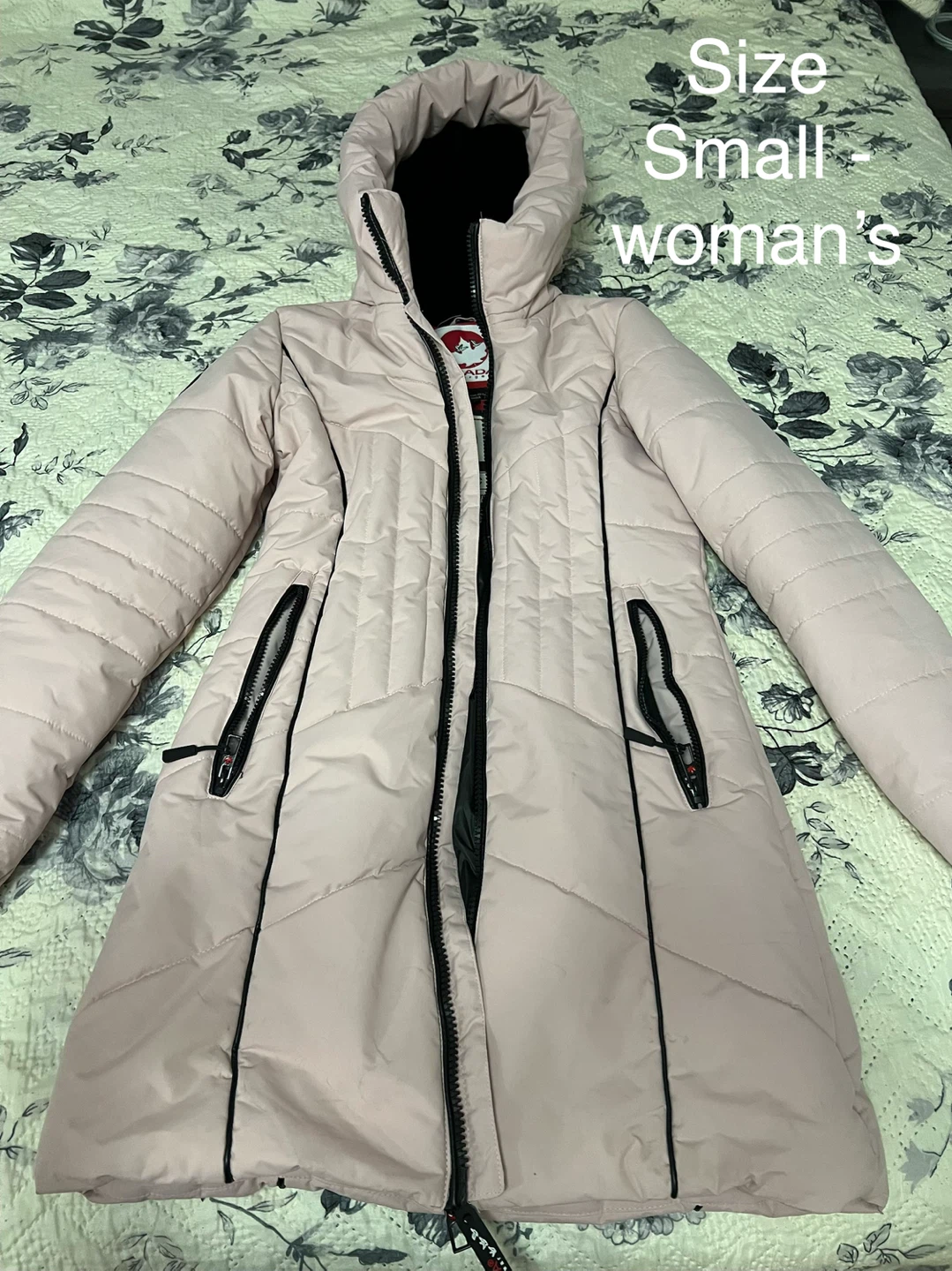 Canada weather Puffer Jacket - Pink - Women's Small