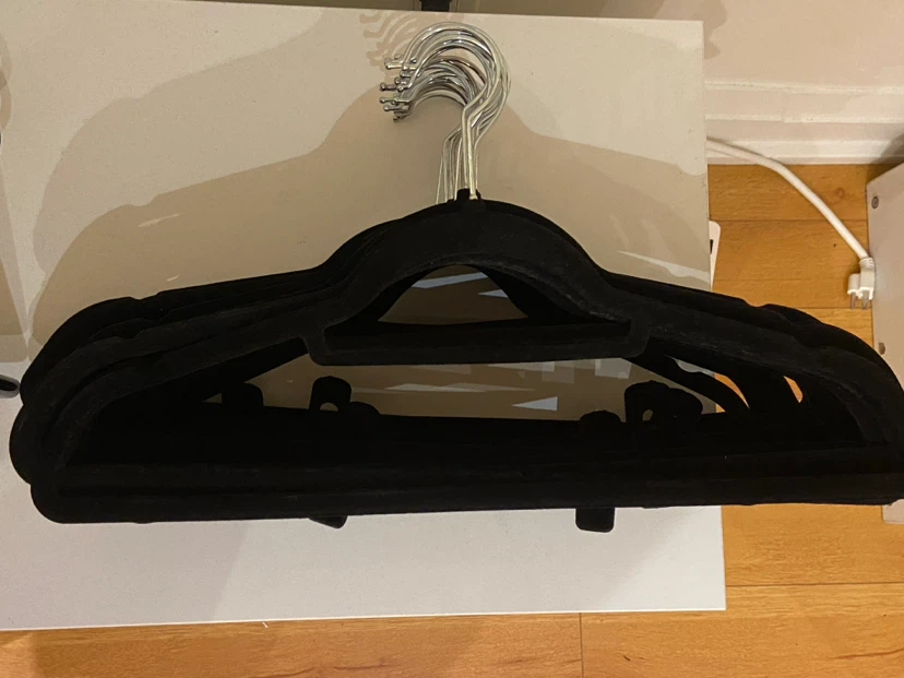 Black Velvet Hangers (Set of 50) - photo 2