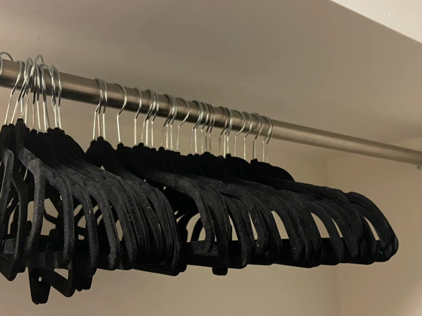 Black Velvet Hangers (Set of 50)