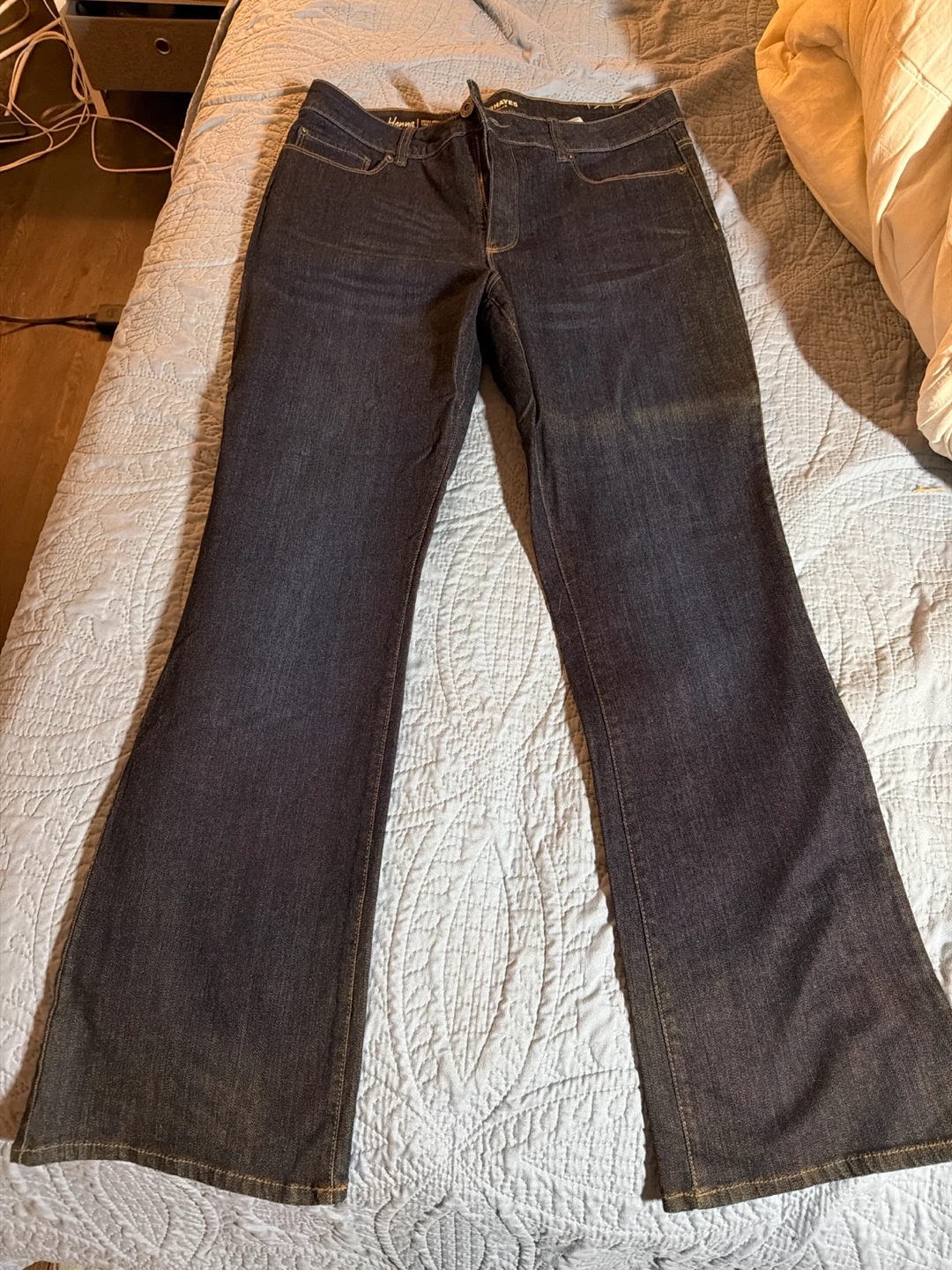 Hanna DenverHayes High Rise Barely Boot Jeans Size 12x30