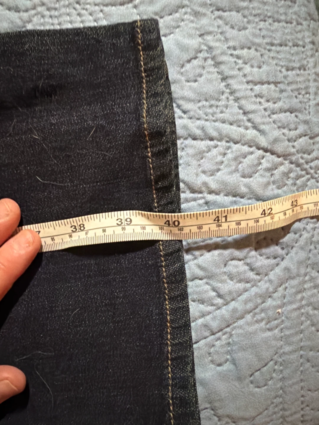 Hanna DenverHayes High Rise Barely Boot Jeans Size 12x30 - photo 5