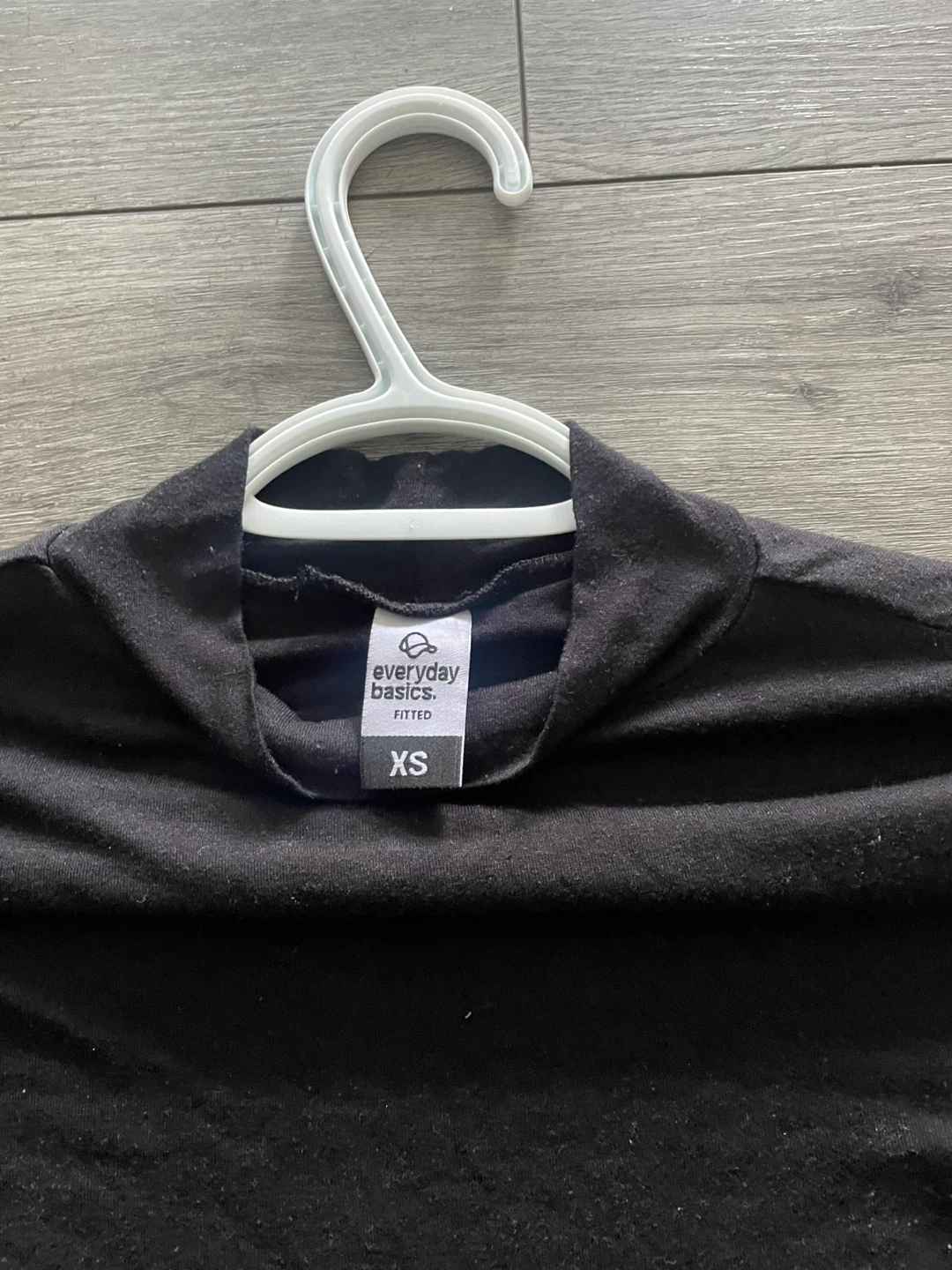 Black Mock Neck Long Sleeve Top - photo 2