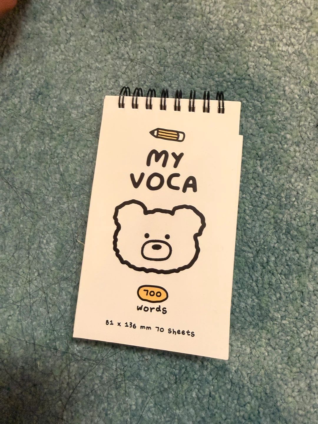 Vocab Notebook and flash card