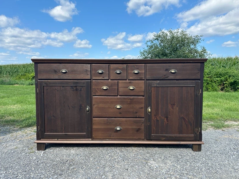 IKEA MARKÖR Solid Pine Sideboard / Buffet (CAN DELIVER)