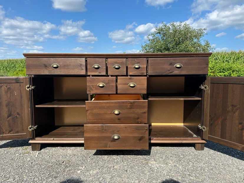 IKEA MARKÖR Solid Pine Sideboard / Buffet (CAN DELIVER) - photo 3