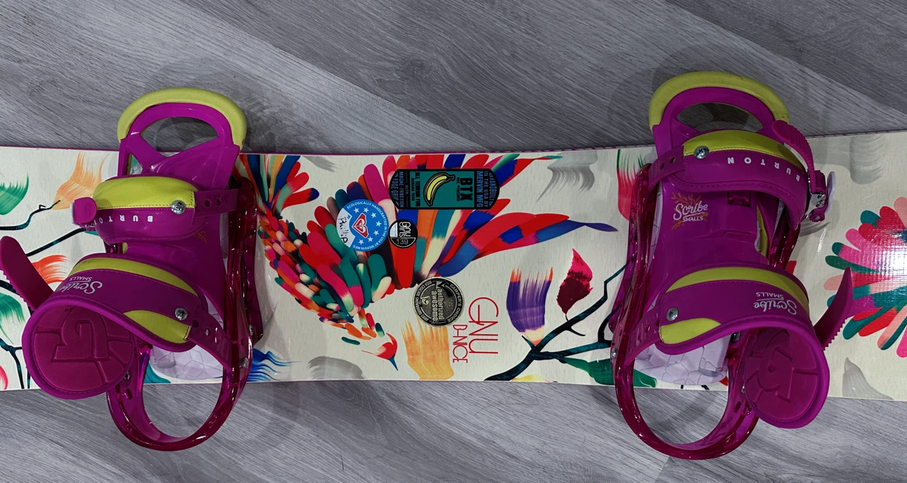 GNU D-Nice Snowboard with Burton Scribe Bindings - photo 2