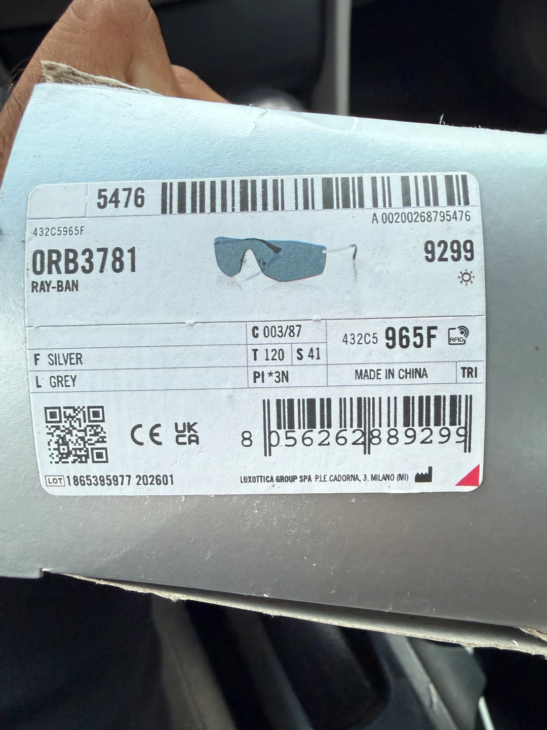 Ray-Ban Frameless Sunglasses - photo 3