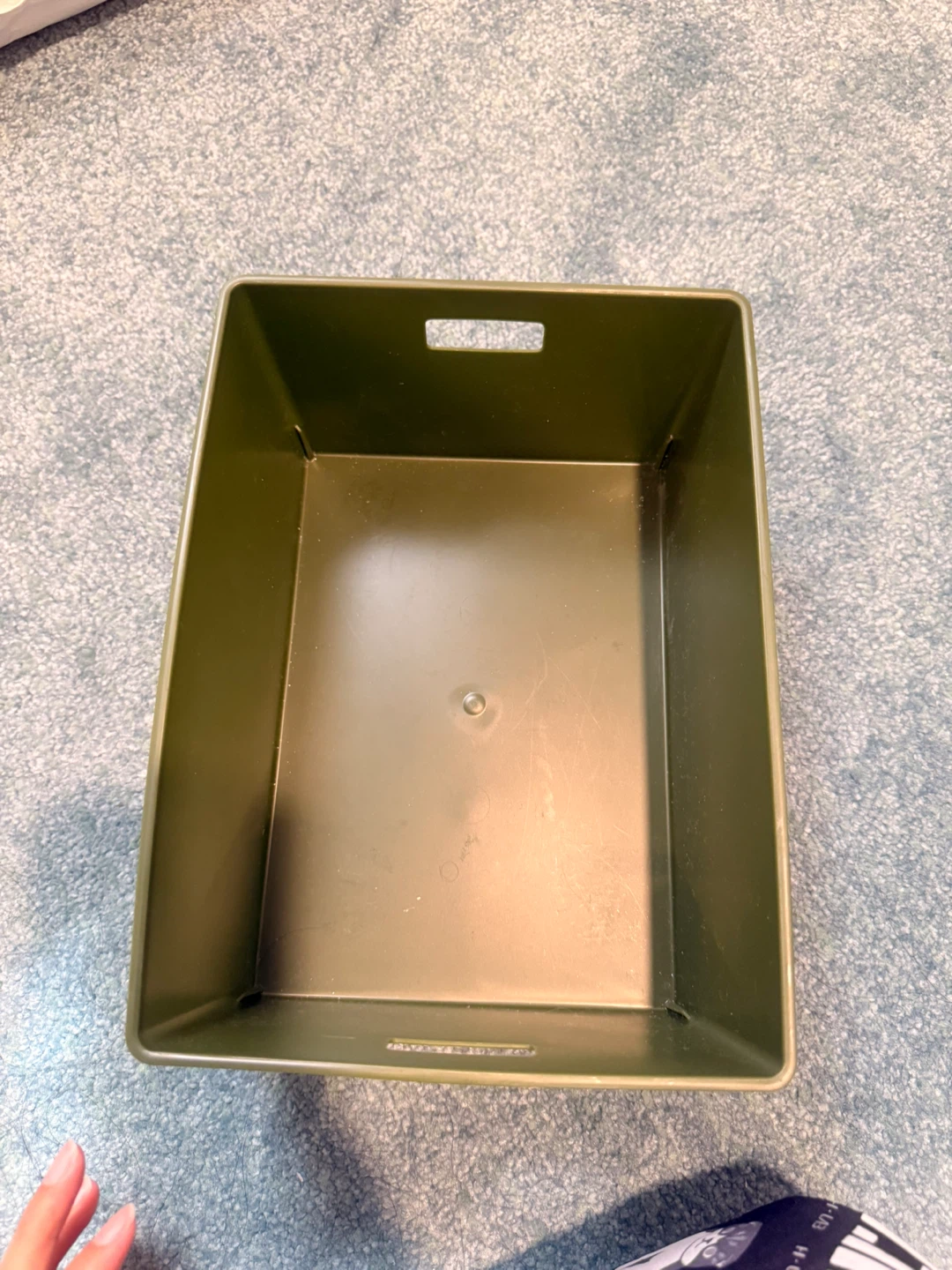 Olive Green Storage Bin - photo 4