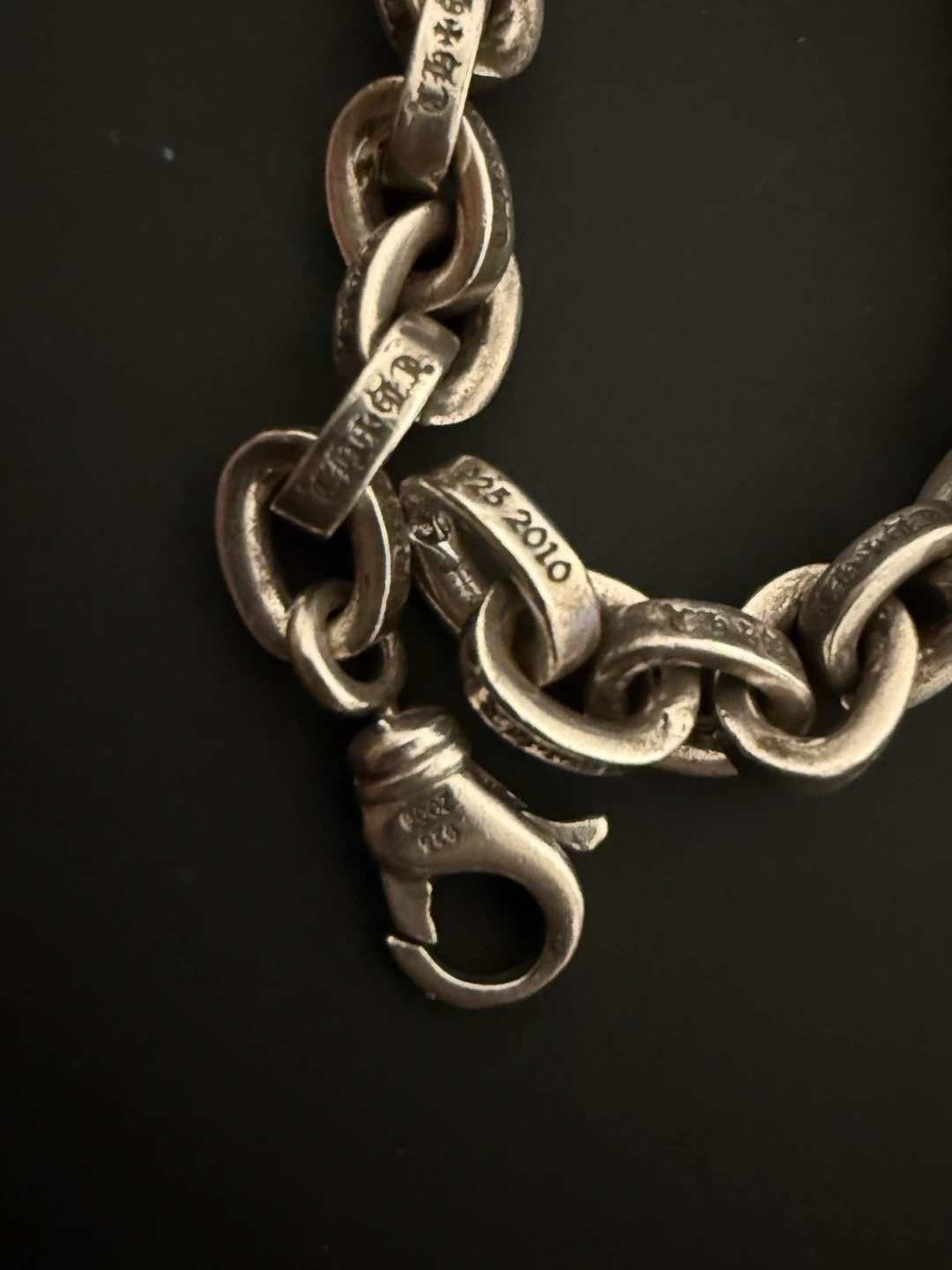 (REAL)Chrome Hearts Large Paper Chain Bracelet - photo 3