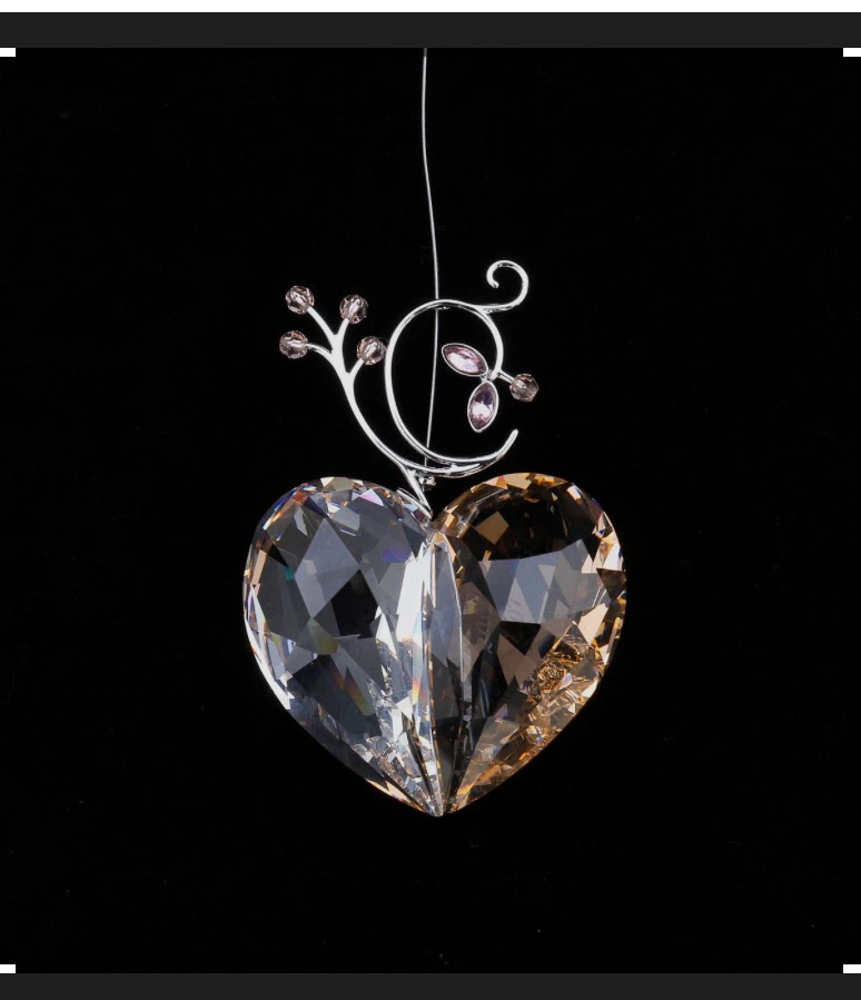 Swarovski Crystal Heart Decoration,Suncatcher
