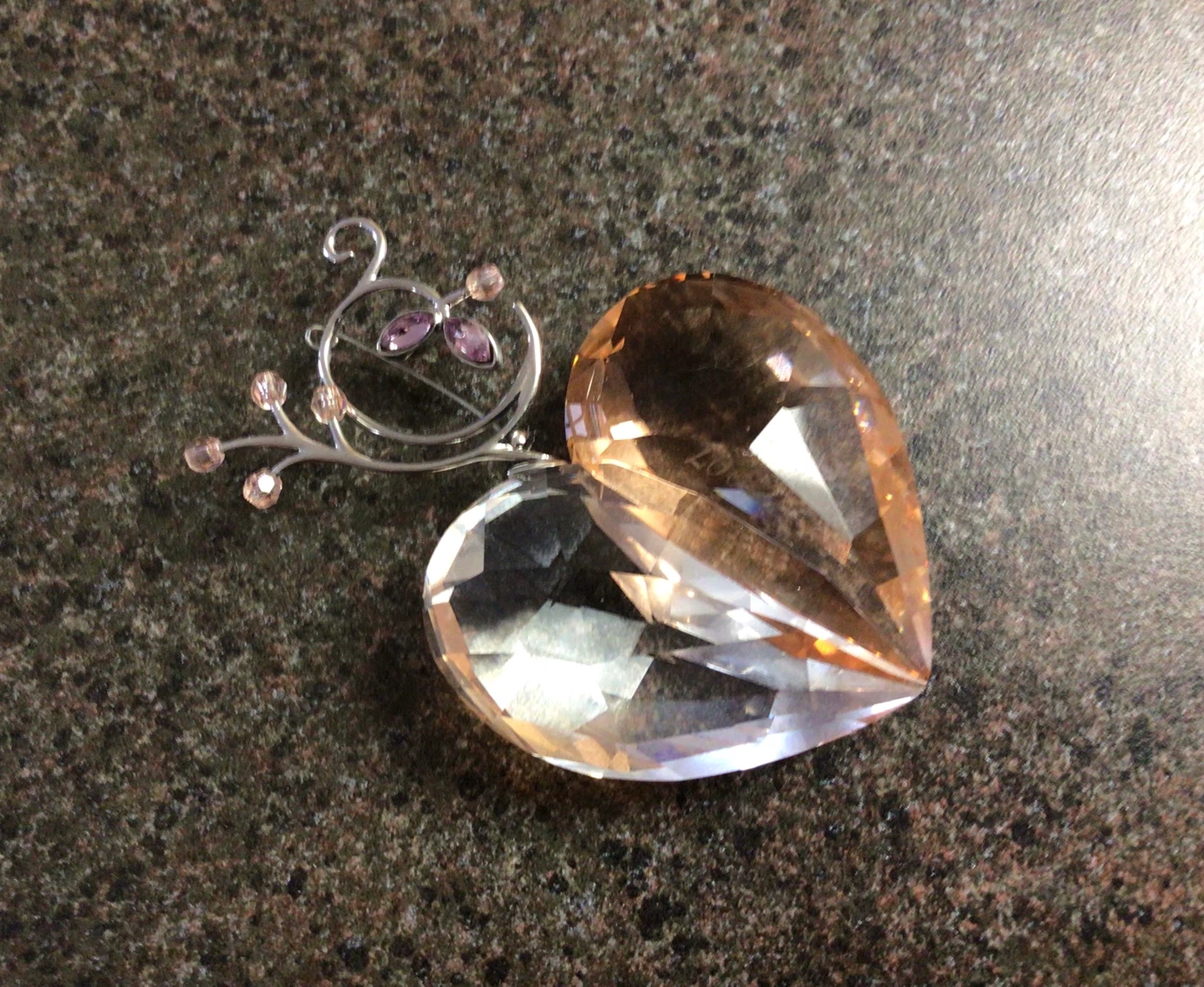 Swarovski Crystal Heart Decoration,Suncatcher - photo 3