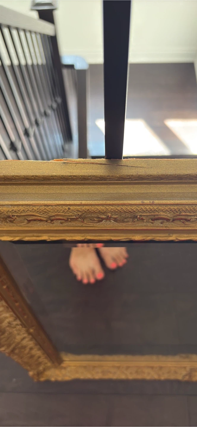 Ornate Gold Gilded Mirror - photo 2