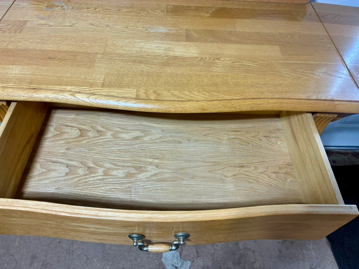 Solid Wood Bar Cart with Wine Rack and Glass Door - photo 5