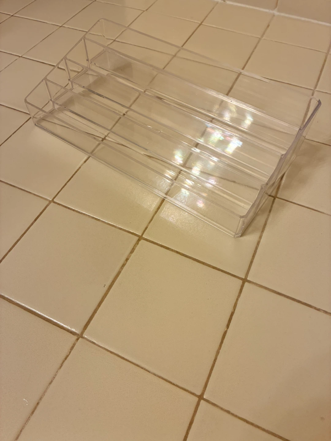 Clear Plastic 4-Compartment Organizer Tray - photo 2