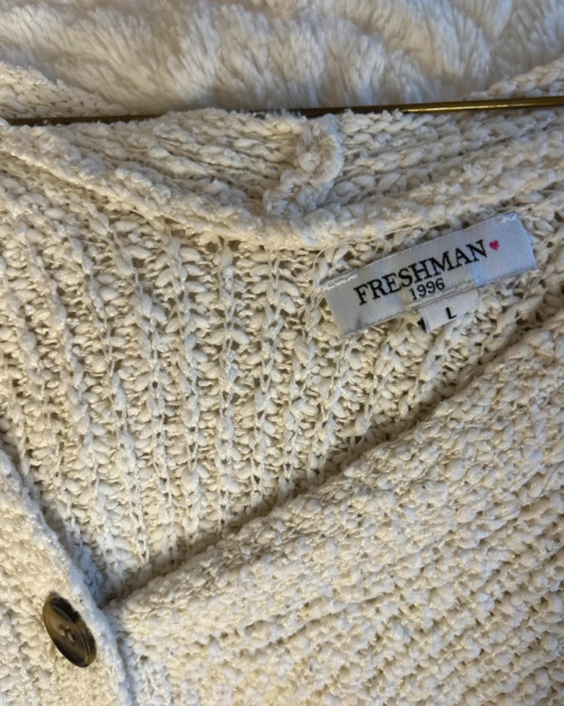 Cream Freshman 1996 Cropped Cardigan - photo 2