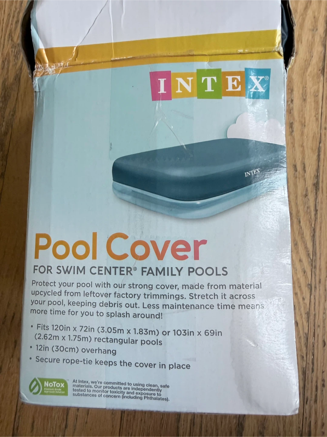 INTEX Pool Cover for Swim Center Family Pools - 120in x 72in - photo 2