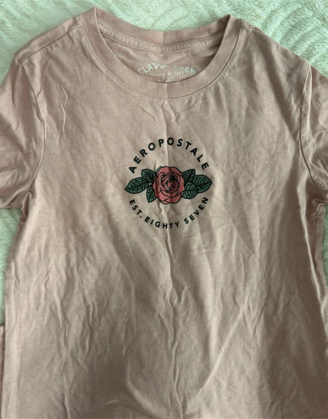 Aeropostale Rose Graphic T-Shirt