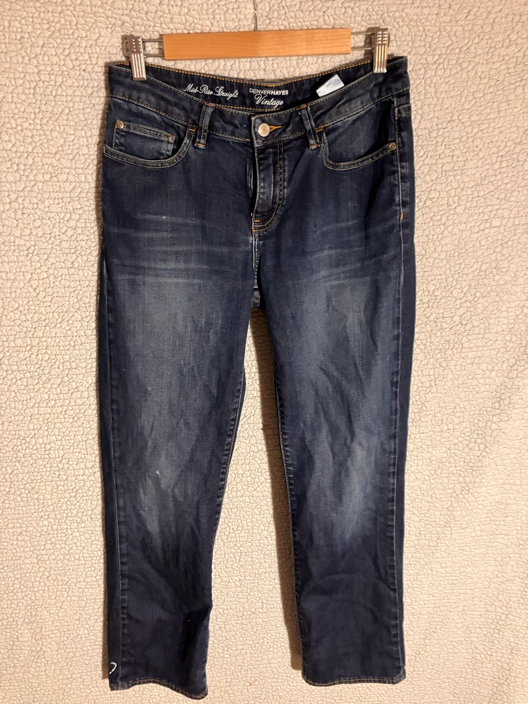 DENNY&HAYES Vintage Mid Rise Straight Jeans - Size 8x30