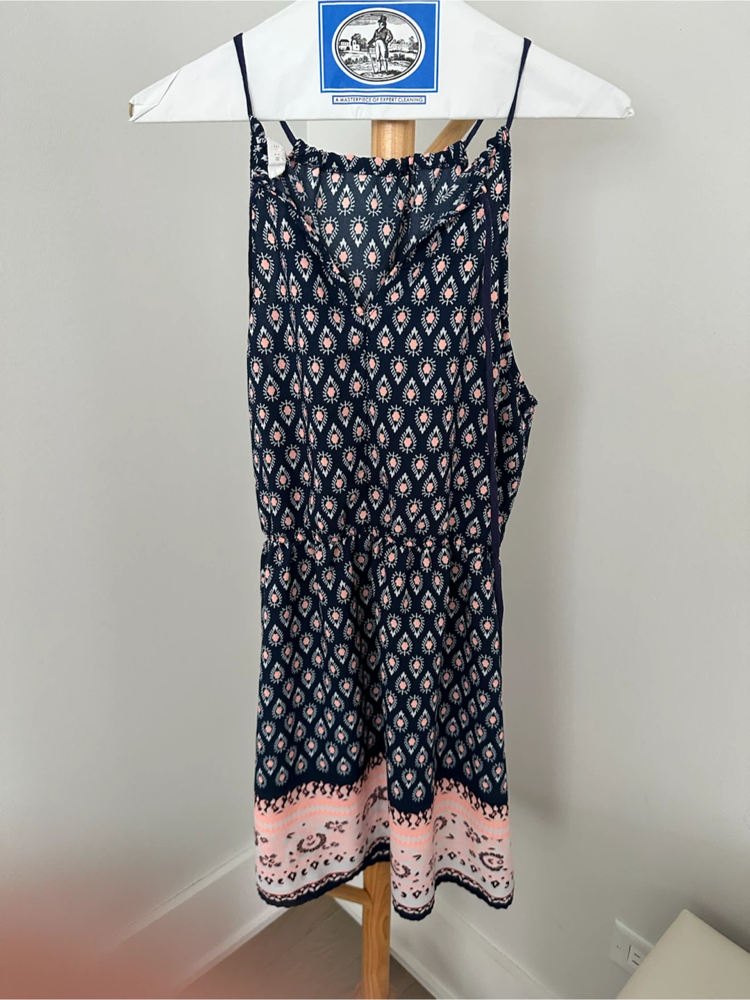 MINE Navy Blue Patterned Romper - photo 2