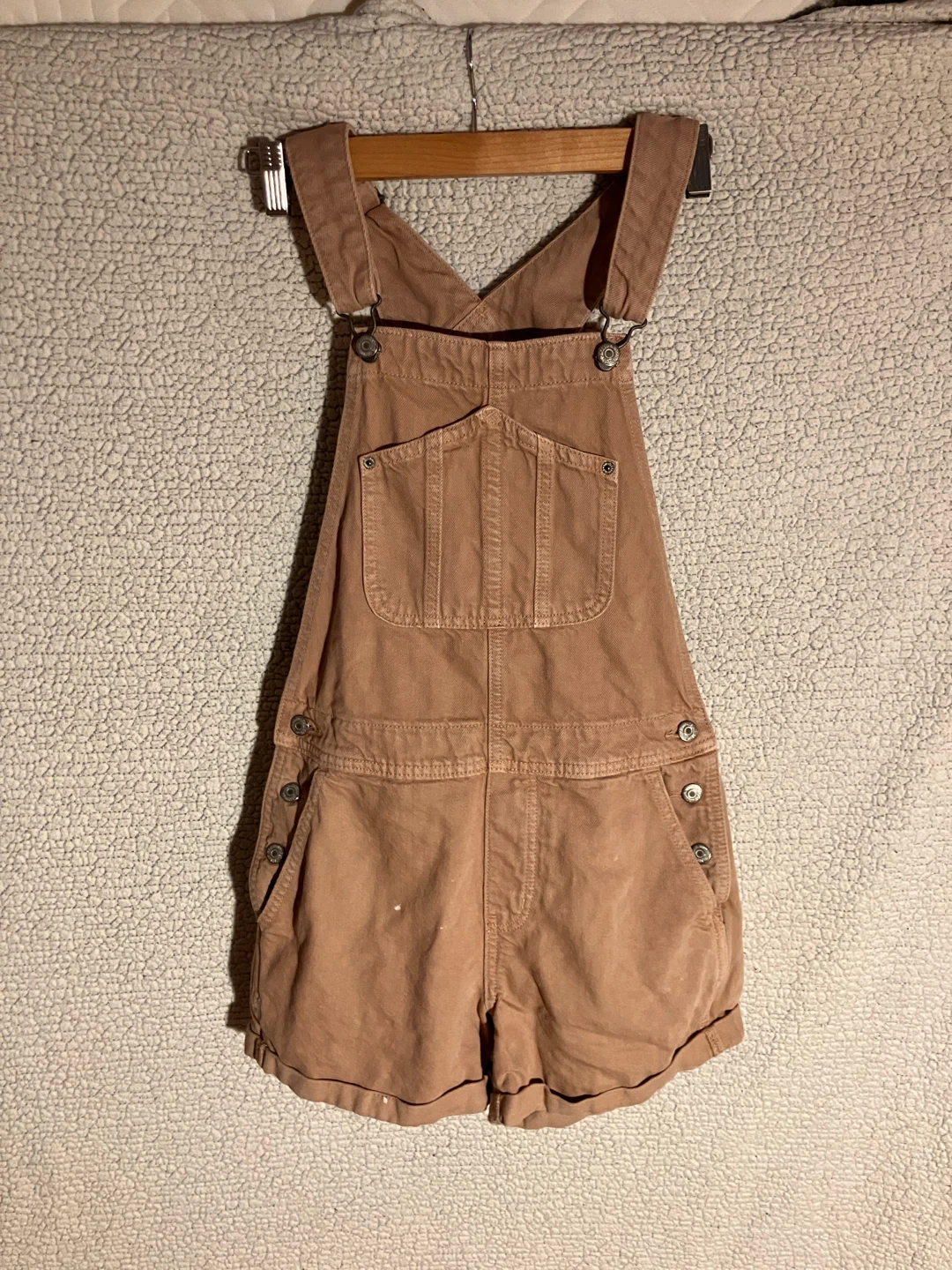 Old Navy Tan Shortalls Size S