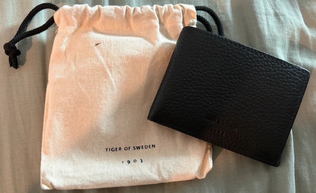Tiger of Sweden Wivalius P Wallet Black Leather